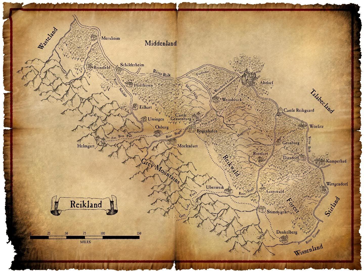 Warhammer Reikland Map