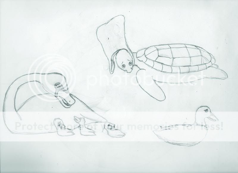 just drawing dirty water and trash would be so “meh–