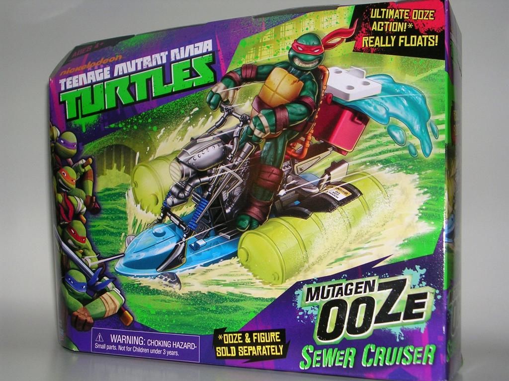 Teenage Mutant Ninja Turtles MUTAGEN OOZE SEWER CRUISER VEHICLE FLOAT TMNT RARE