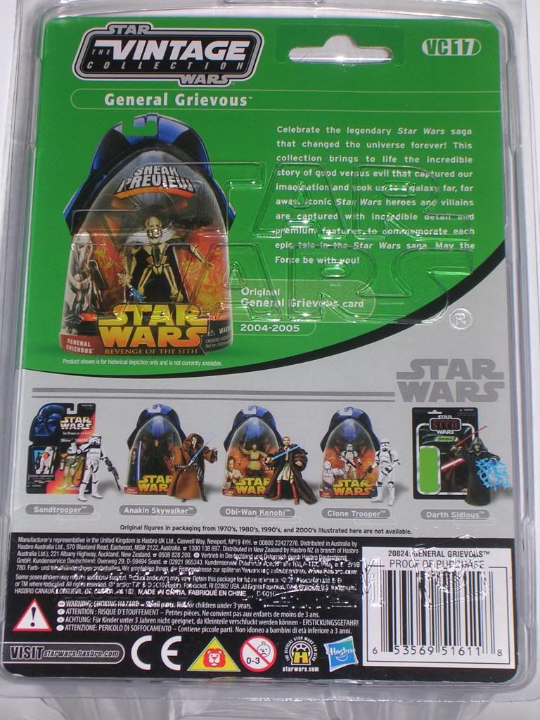 grievous vintage collection